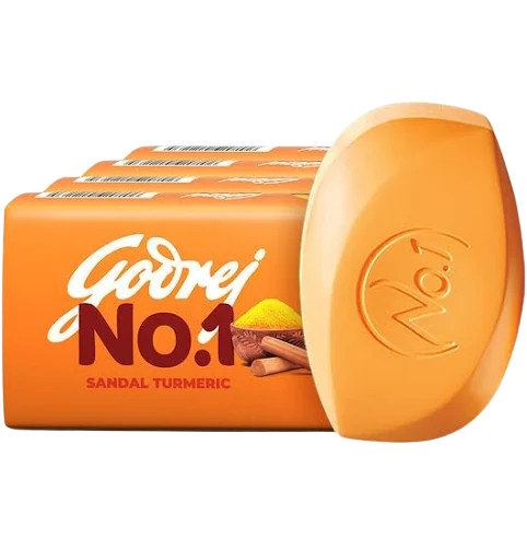 Godrej No.1 sandal turmeric soap pack
