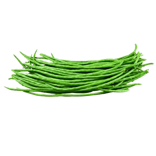Fresh green long beans