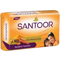 Santoor sandal and turmeric soap